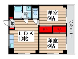 コ－ポ染谷の物件間取画像